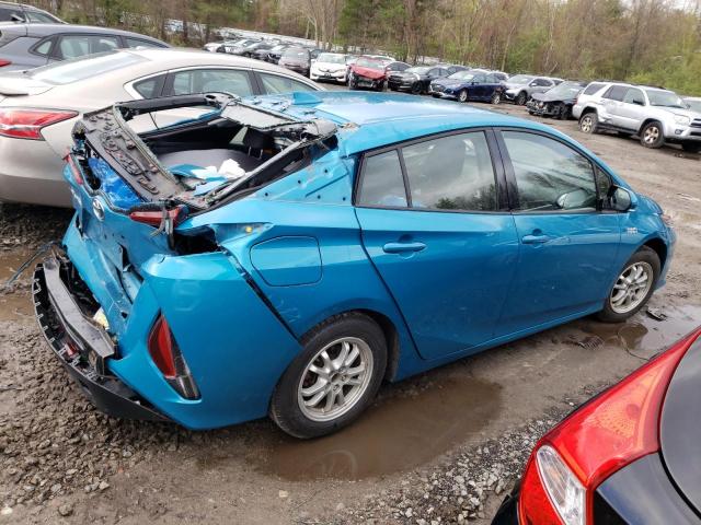 JTDKARFP4J3093474 - 2018 TOYOTA PRIUS PRIM 蓝色 照片 3