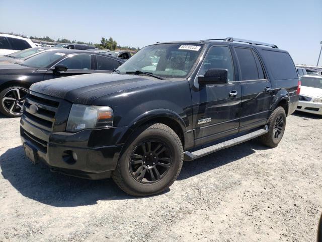 1FMFK20527LA77422 - 2007 FORD EXPEDITION EL LIMITED BLACK photo 1