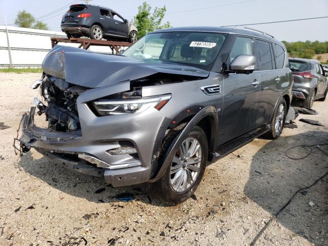 JN8AZ2NE6L9255136 - 2020 INFINITI QX80 LUXE GRAY photo 1