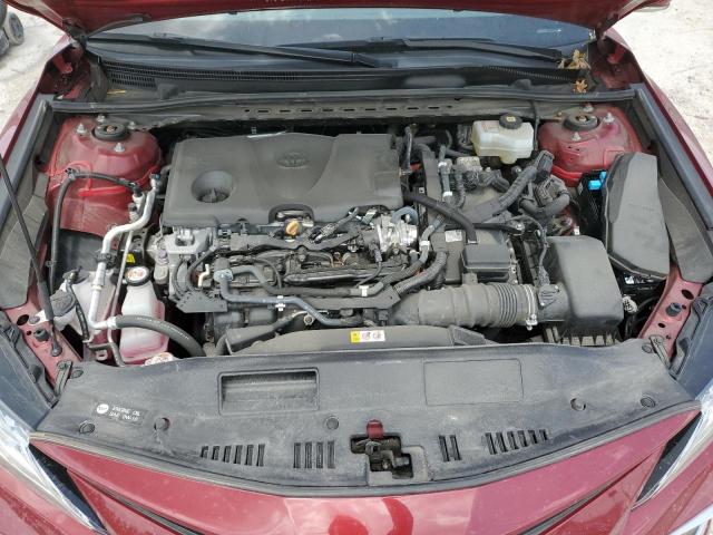 4T1F31AK0NU570289 - 2022 TOYOTA CAMRY XLE BURGUNDY photo 11