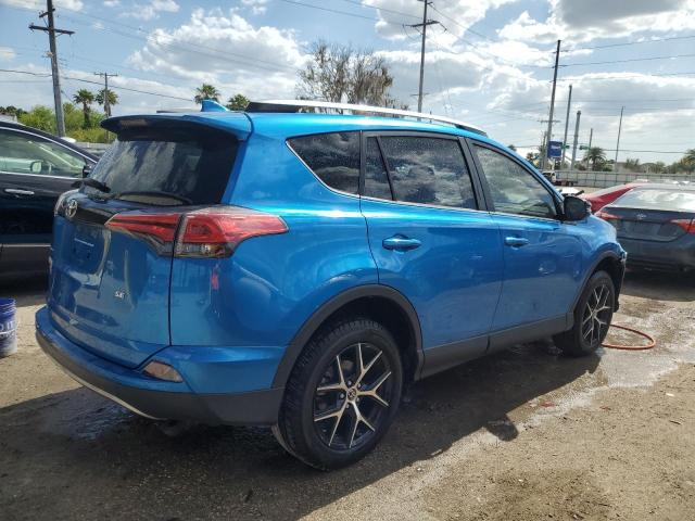 JTMNFREV1JJ156556 - 2018 TOYOTA RAV4 SE BLUE photo 3