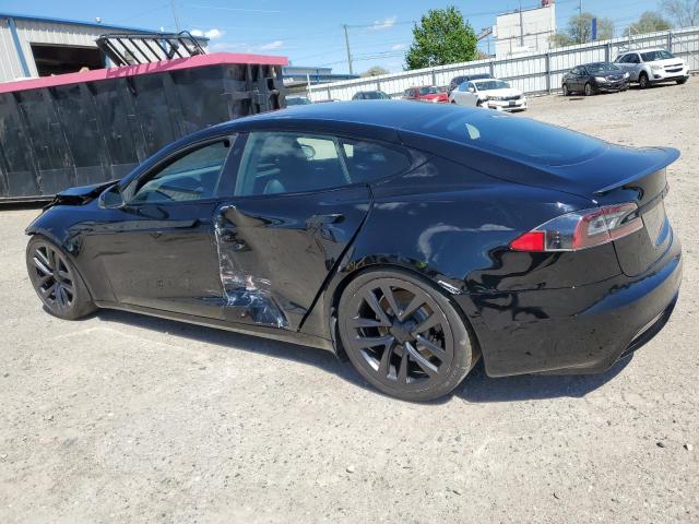 5YJSA1E60MF435679 - 2021 TESLA MODEL S Սև լուսանկար 2