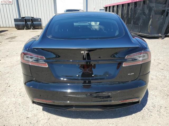 5YJSA1E60MF435679 - 2021 TESLA MODEL S Սև լուսանկար 6