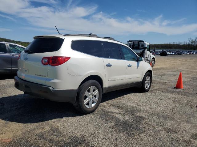 1GNKVJED6CJ171045 - 2012 CHEVROLET TRAVERSE LT WHITE photo 3