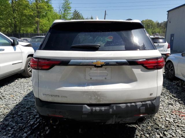 1GNEVHKW7PJ273309 - 2023 CHEVROLET TRAVERSE LT WHITE photo 6