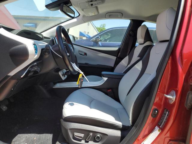 JTDKARFP6H3021900 - 2017 TOYOTA PRIUS PRIM წითელი ფოტო 7