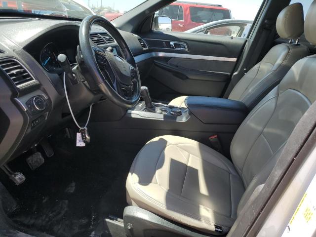 1FM5K8D80HGD16365 - 2017 FORD EXPLORER XLT WHITE photo 7