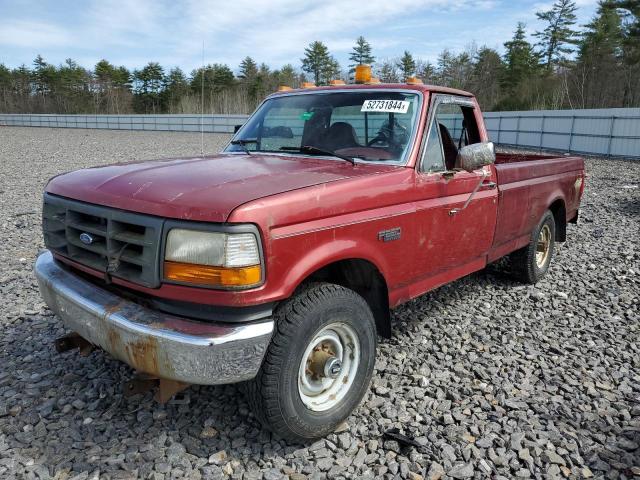 1FTHF26H4VEC07091 - 1997 FORD F250 MAROON photo 1