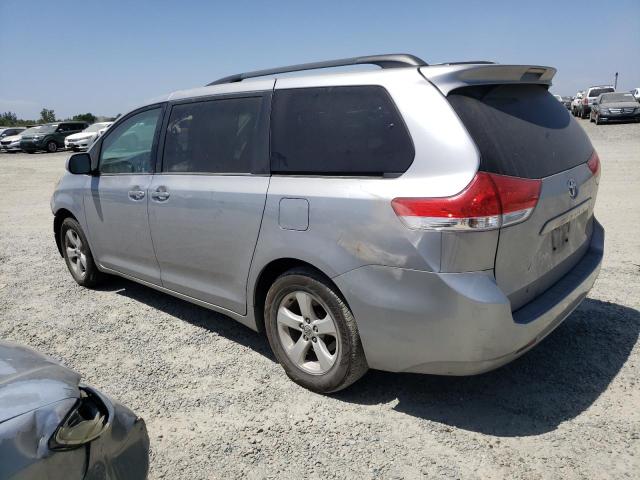 5TDKA3DC0BS002486 - 2011 TOYOTA SIENNA BASE SILVER photo 2