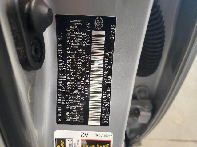 4T1BK3DBXBU434126 - 2011 TOYOTA AVALON BASE Gümüş foto 12