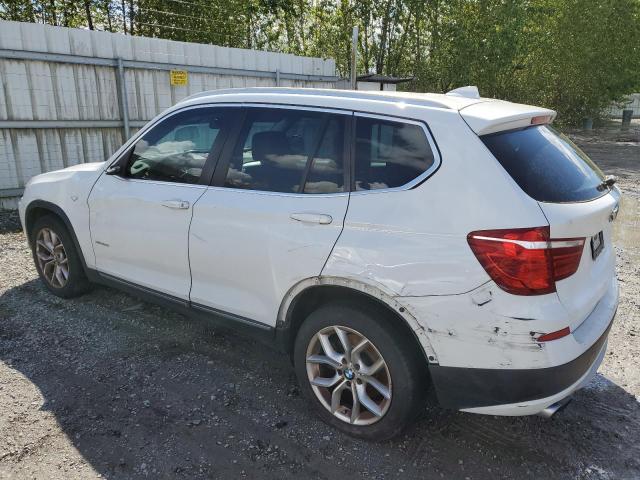 5UXWX9C53D0A12054 - 2013 BMW X3 XDRIVE28I WHITE photo 2