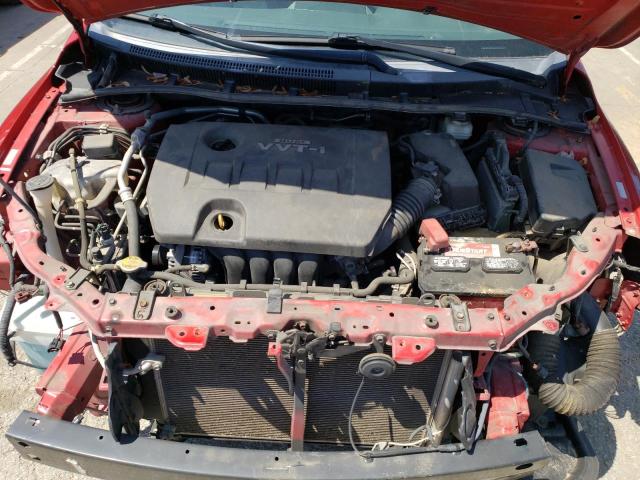 1NXBU4EE2AZ381638 - 2010 TOYOTA COROLLA BASE RED photo 11