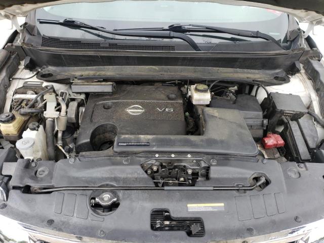 5N1AR2MN5FC633933 - 2015 NISSAN PATHFINDER S WHITE photo 11