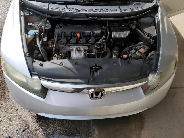 1HGFA16538L044618 - 2008 HONDA CIVIC LX SILVER photo 11