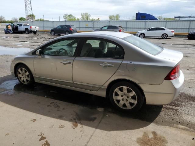 1HGFA16538L044618 - 2008 HONDA CIVIC LX SILVER photo 2