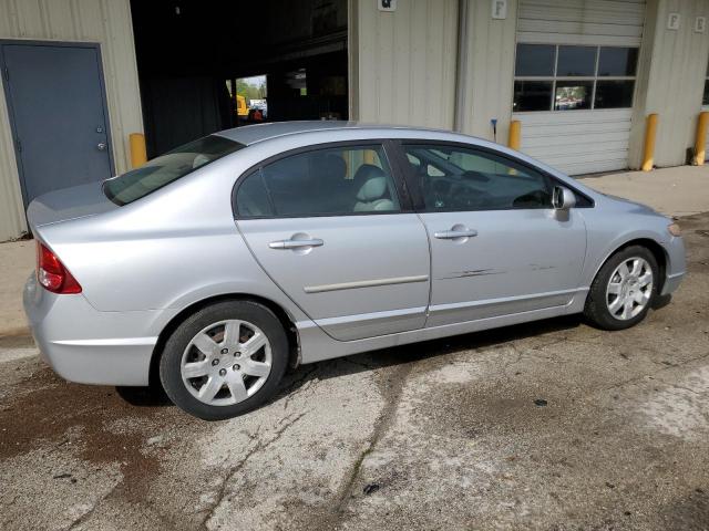 1HGFA16538L044618 - 2008 HONDA CIVIC LX SILVER photo 3