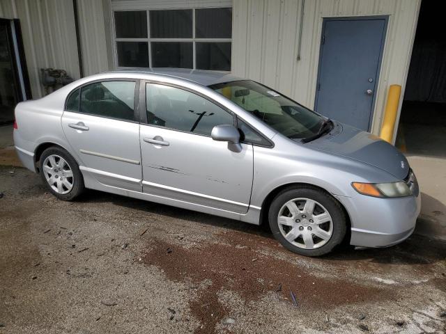 1HGFA16538L044618 - 2008 HONDA CIVIC LX SILVER photo 4