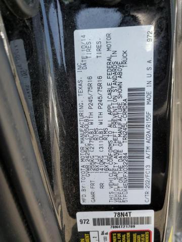 5TFUX4ENXFX032284 - 2015 TOYOTA TACOMA ACCESS CAB შავი ფოტო 12