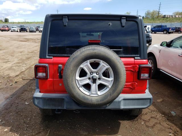 1C4HJXDN4KW624592 - 2019 JEEP WRANGLER U SPORT RED photo 6