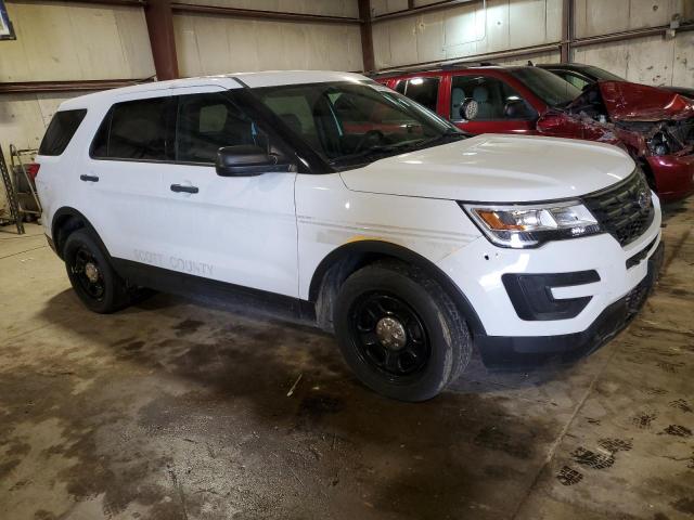1FM5K8AR7JGA15708 - 2018 FORD EXPLORER POLICE INTERCEPTOR 白色 照片 4