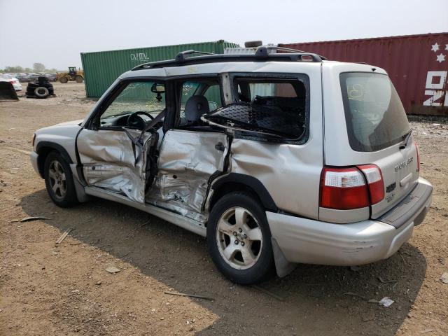 JF1SF65691H702334 - 2001 SUBARU FORESTER S SILVER photo 2