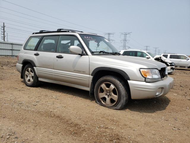JF1SF65691H702334 - 2001 SUBARU FORESTER S SILVER photo 4