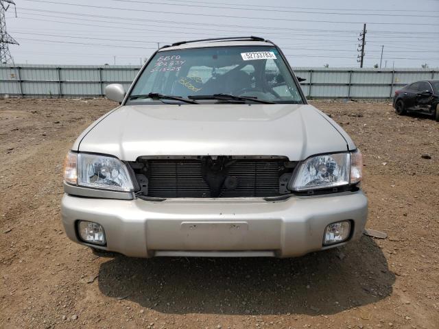 JF1SF65691H702334 - 2001 SUBARU FORESTER S SILVER photo 5