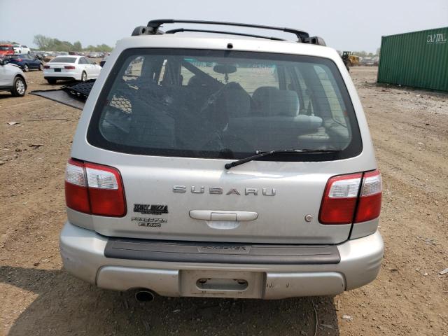 JF1SF65691H702334 - 2001 SUBARU FORESTER S SILVER photo 6