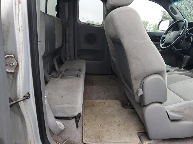 5TEUU42N26Z211456 - 2006 TOYOTA TACOMA ACCESS CAB ვერცხლისფერი ფოტო 10