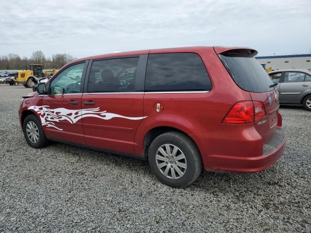 2V8HW44109R598903 - 2009 VOLKSWAGEN ROUTAN S MAROON photo 2