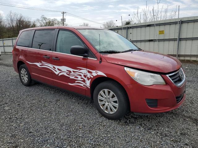 2V8HW44109R598903 - 2009 VOLKSWAGEN ROUTAN S MAROON photo 4