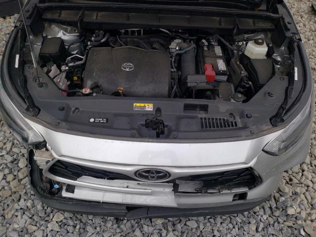 5TDGZRBH1MS114216 - 2021 TOYOTA HIGHLANDER XLE SILVER photo 12