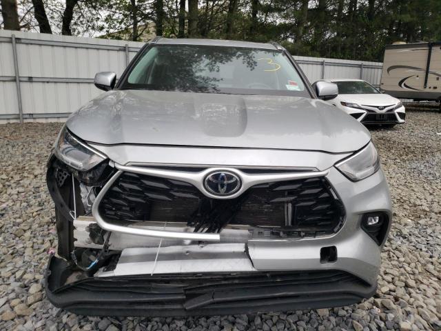 5TDGZRBH1MS114216 - 2021 TOYOTA HIGHLANDER XLE SILVER photo 5