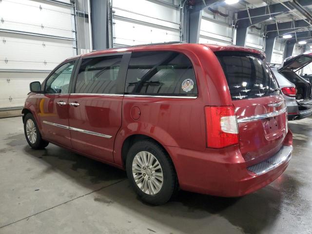 2C4RC1CG5CR266458 - 2012 CHRYSLER TOWN & COU TOURING L RED photo 2