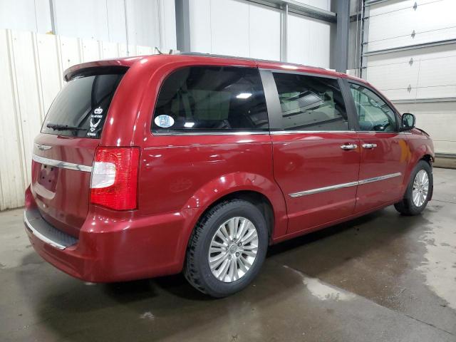 2C4RC1CG5CR266458 - 2012 CHRYSLER TOWN & COU TOURING L RED photo 3