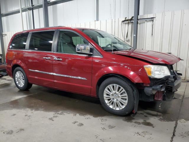 2C4RC1CG5CR266458 - 2012 CHRYSLER TOWN & COU TOURING L RED photo 4