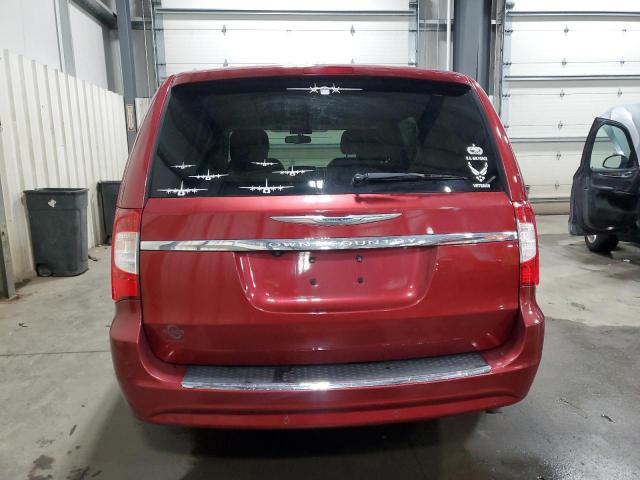 2C4RC1CG5CR266458 - 2012 CHRYSLER TOWN & COU TOURING L RED photo 6