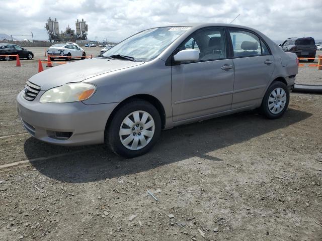 1NXBR32E43Z162229 - 2003 TOYOTA COROLLA CE BEIGE photo 1