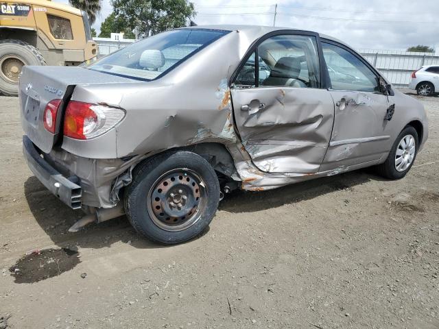 1NXBR32E43Z162229 - 2003 TOYOTA COROLLA CE BEIGE photo 3