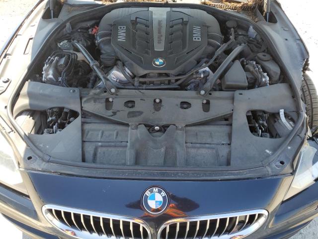 WBA6B4C5XED099250 - 2014 BMW 650 XI GRAN COUPE BLUE photo 11