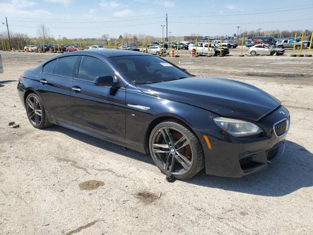 WBA6B4C5XED099250 - 2014 BMW 650 XI GRAN COUPE BLUE photo 4