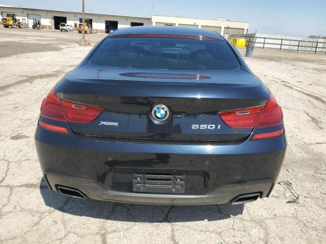 WBA6B4C5XED099250 - 2014 BMW 650 XI GRAN COUPE BLUE photo 6