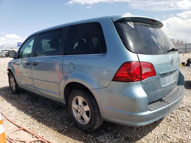 2V4RW4D15AR268460 - 2010 VOLKSWAGEN ROUTAN S TURQUOISE photo 2