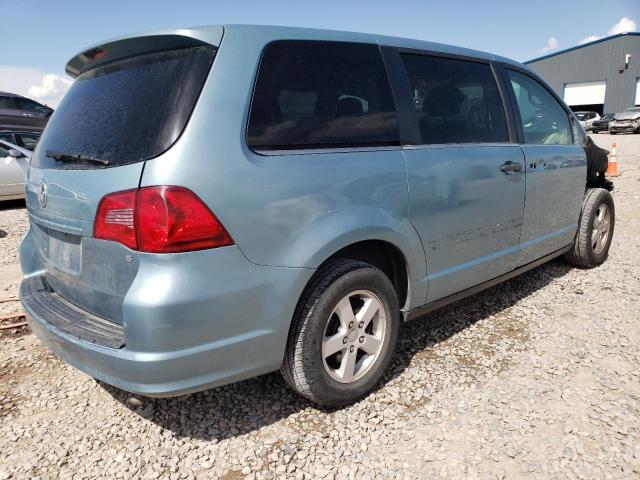 2V4RW4D15AR268460 - 2010 VOLKSWAGEN ROUTAN S TURQUOISE photo 3