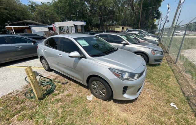 3KPA24AD5LE255553 - 2020 KIA RIO LX SILVER photo 1