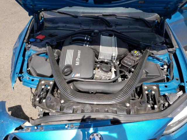 WBS2U7C07L7E69787 - 2020 BMW M2 COMPETITION ლურჯი ფოტო 11