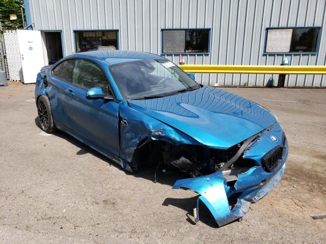 WBS2U7C07L7E69787 - 2020 BMW M2 COMPETITION ლურჯი ფოტო 4