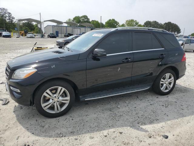 4JGDA5HB7EA416478 - 2014 MERCEDES-BENZ ML 350 4MATIC BLACK photo 1