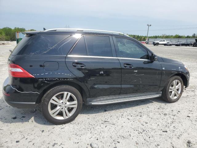 4JGDA5HB7EA416478 - 2014 MERCEDES-BENZ ML 350 4MATIC BLACK photo 3