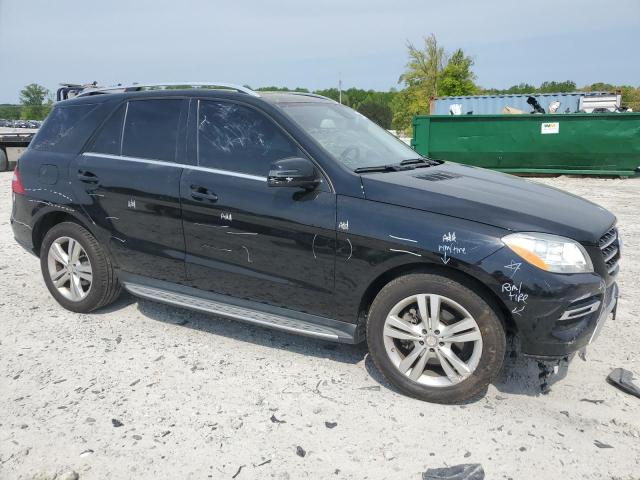 4JGDA5HB7EA416478 - 2014 MERCEDES-BENZ ML 350 4MATIC BLACK photo 4